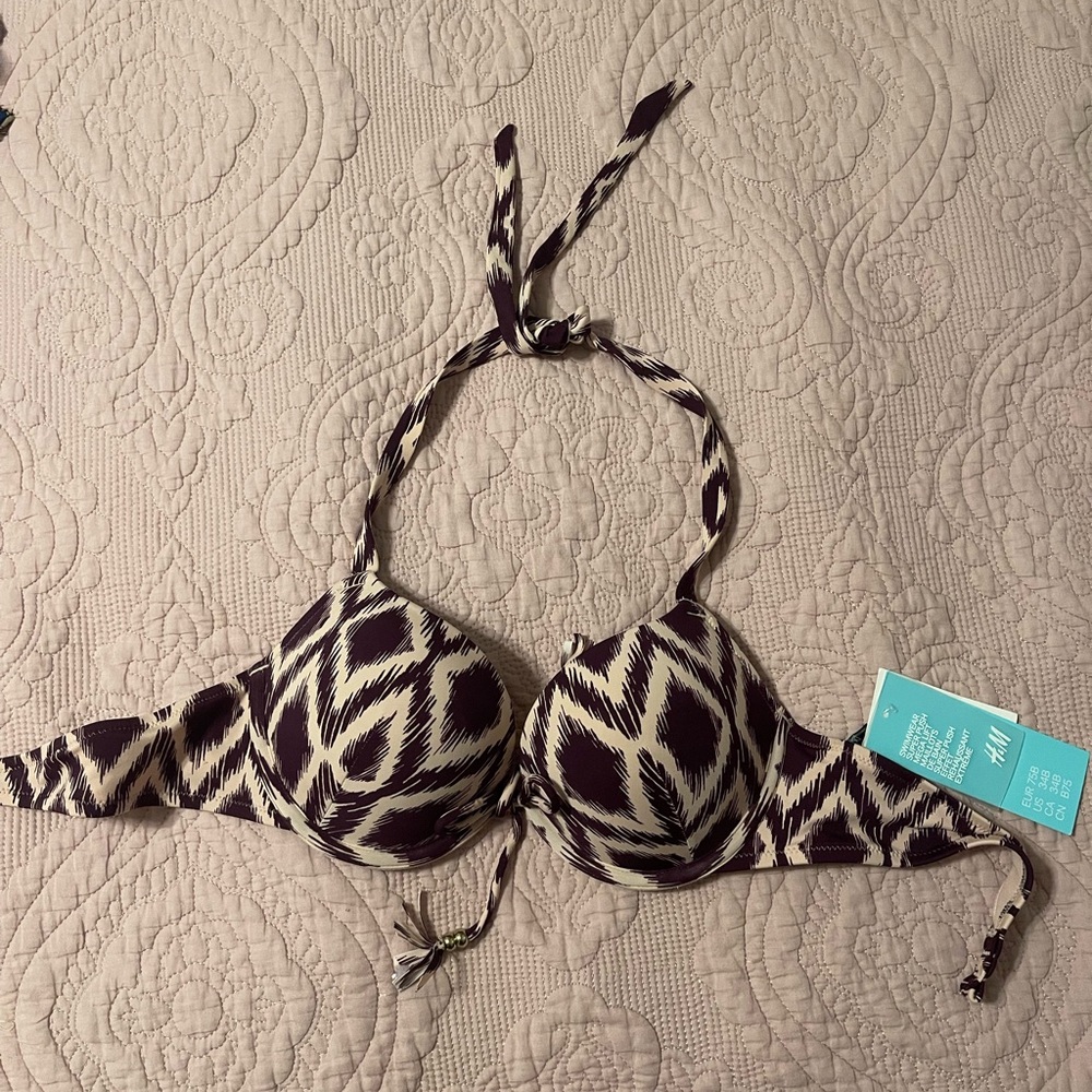 Brand new halter push-up bikini top